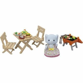 Accessoires voor poppenhuis Sylvanian Families The Elephant Girl and Her Picnic Set