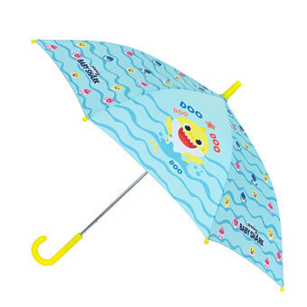 Paraplu Baby Shark Beach day Geel Lichtblauw (Ø 86 cm)