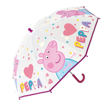 Paraplu Peppa Pig Fun Roze (Ø 80 cm)