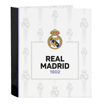 Ringmap Real Madrid C.F. Zwart Wit A4 (27 x 33 x 6 cm)