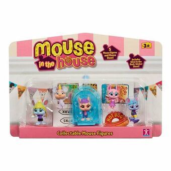 Figurenset Bandai Mouse in the House 5 Onderdelen