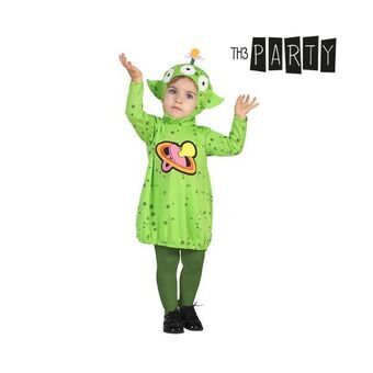 Kostuum voor baby\'s Alien Green