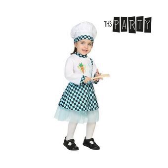 Kostuum voor baby\'s vrouwelijke chef-kok (3 stuks)