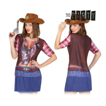 T-shirt voor volwassenen 8270 Cowboy vrouw