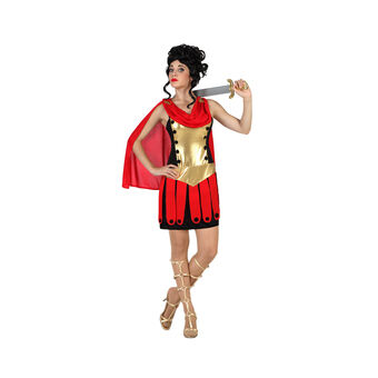 Kostuum voor volwassen vrouwelijke Romeinse krijger (2 stuks)