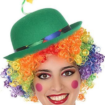 Clownhoed Groen Multicolour