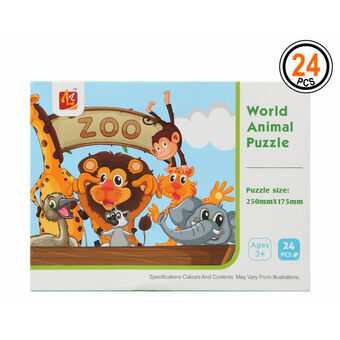 Puzzel Zoo 16 x 12 cm 24 Onderdelen