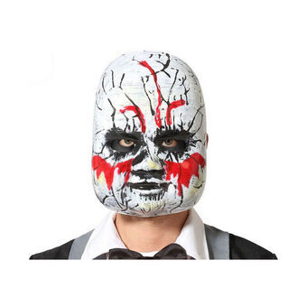 Masker Halloween Kwaadaardige Pop Wit