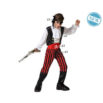 Kostuums voor Kinderen Multicolour Piraten Piraat 7-9 Jaar