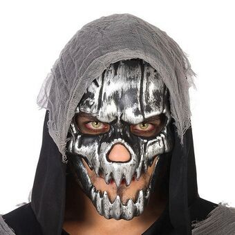 Masker Schedel Zilverkleurig Halloween