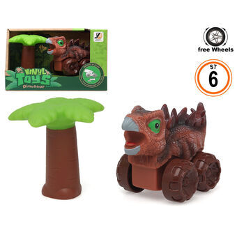 Speelgoedautootje Dinosaur Series Bruin