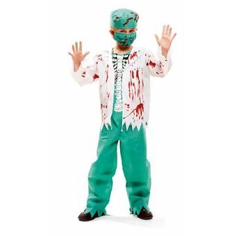 Kostuums voor Kinderen My Other Me Skeletal Surgeon 10-12 Jaar Groen (4 Onderdelen)