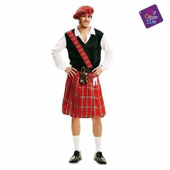 Kostuums voor Volwassenen Scottish Maat M/L Rood M