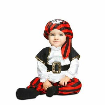 Kostuums voor Baby\'s My Other Me 0-6 Maanden Piraat Wit Multicolour (4 Onderdelen)