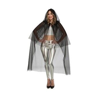 Cape My Other Me Zwart Maat M/L Tulle