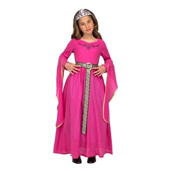 Kostuums voor Kinderen My Other Me Roze Middeleeuwse Prinses 5-6 Jaar