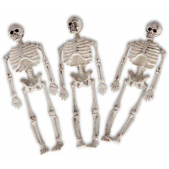 Halloween Decoraties My Other Me 20 x 8 x 8 cm Skelet 3 Stuks