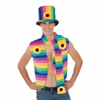 Kostuums voor Volwassenen My Other Me Rainbow  Vest Maat 54