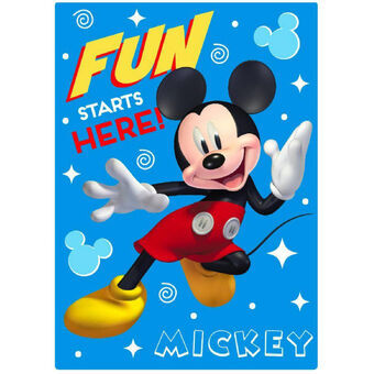 Deken Mickey Mouse Only one 100 x 140 cm Marineblauw Polyester