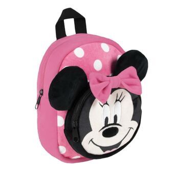 Schoolrugzak Minnie Mouse Roze 18 x 22 x 8 cm