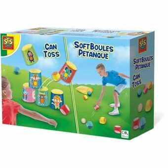 Behendigheidsspel SES Creative Chamboule-tout and soft petanque balls