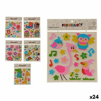 Stickers Multicolour 32 x 1 x 38 cm (24 Stuks)