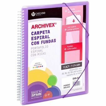 Organiser Map Carchivo Archivex-Star Paars A4 Spiraal