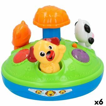 Interactief Speelgoed voor Baby\'s Winfun dieren 18 x 15 x 18 cm (6 Stuks)