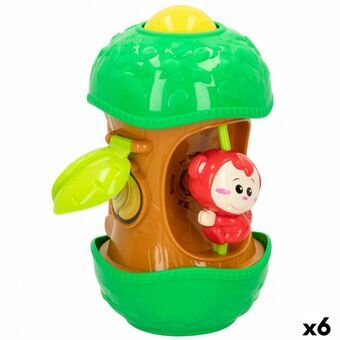 Interactief Speelgoed voor Baby\'s Winfun Aap 11,5 x 20,5 x 11,5 cm (6 Stuks)