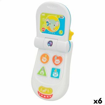 Speelgoedtelefoon Winfun 7 x 13,5 x 4,1 cm (6 Stuks)