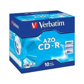 CD-R Verbatim Crystal 10 Stuks 700 MB 52x