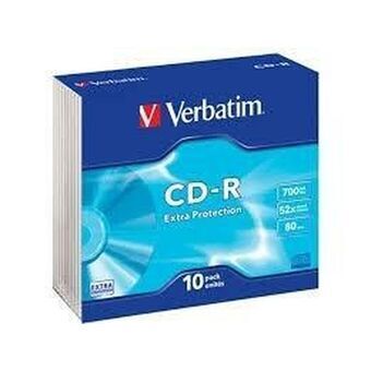 CD-R Verbatim CD-R Extra Protection 10 Stuks 700 MB 52x
