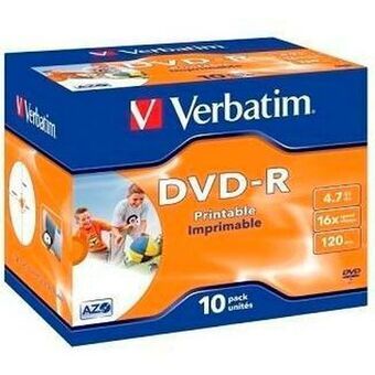 DVD+R Verbatim 10 Stuks 16x 4,7 GB