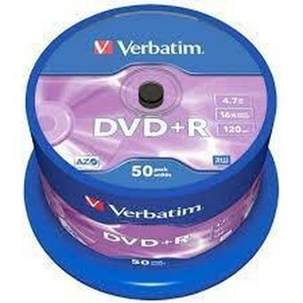 DVD-R Verbatim    50 Stuks 16x 4,7 GB