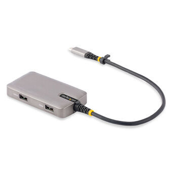 Dockstation Startech 104B-USBC-MULTIPORT Grijs 4K Ultra HD Zwart/Zilverkleurig