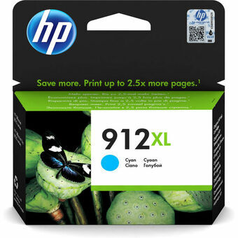 Originele inkt cartridge HP Cartucho de tinta Original HP 912XL cian de alta capacidad