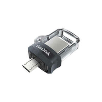 Pendrive SanDisk SDDD3-064G-G46 Zwart Sleutelhanger Zilverkleurig 64 GB