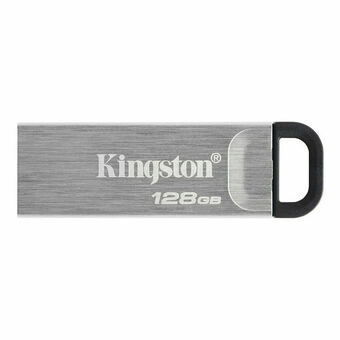 USB stick Kingston Zwart Zilverkleurig 128 GB 128 GB SSD