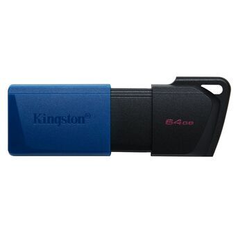 Pendrive Kingston DTXM/64GB Sleutelhanger Zwart Blauw Zwart/Blauw 64 GB