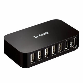 Hub USB 7 Poorten D-Link DUB-H7 Zwart