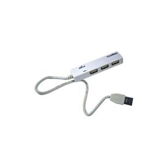 Hub USB 3 Poorten CoolBox COO-H413 Wit