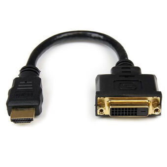 HDMI-adapter Startech HDDVIMF8IN           Zwart