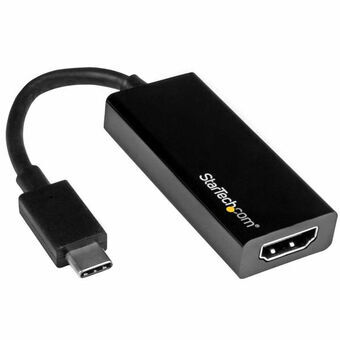 Adapter USB C naar HDMI Startech CDP2HD 4K Ultra HD Zwart
