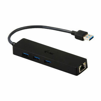 Hub USB i-Tec U3GL3SLIM Zwart
