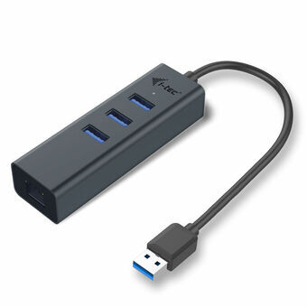 Hub USB i-Tec U3METALG3HUB Grijs
