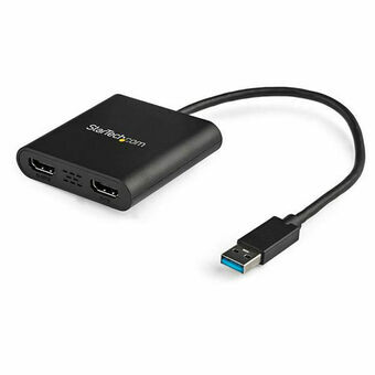 Adapter USB 3.0 naar HDMI Startech USB32HD2 Zwart