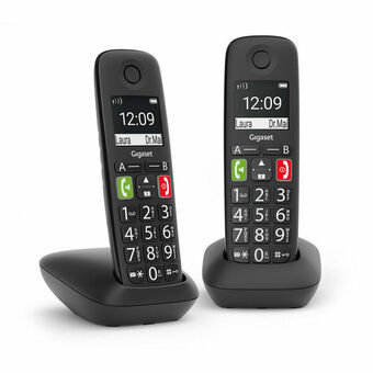 Draadloze telefoon Gigaset E290 Duo Zwart Wit