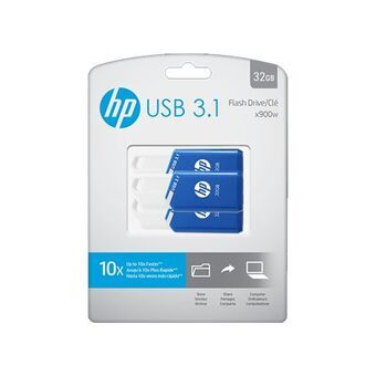 USB stick HP 3 uds 32 GB