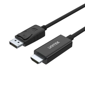Adapter DisplayPort naar HDMI Unitek Y-5118CA Zwart 1,8 m