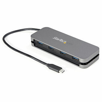Hub USB Startech HB30CM4AB Zwart/Gris